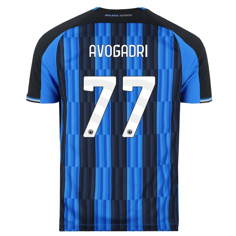 Danxen Pánské Lorenzo Avogadri #77 Modrá Černá Červená Domů Hráčské Dresy 2026/27 Dres