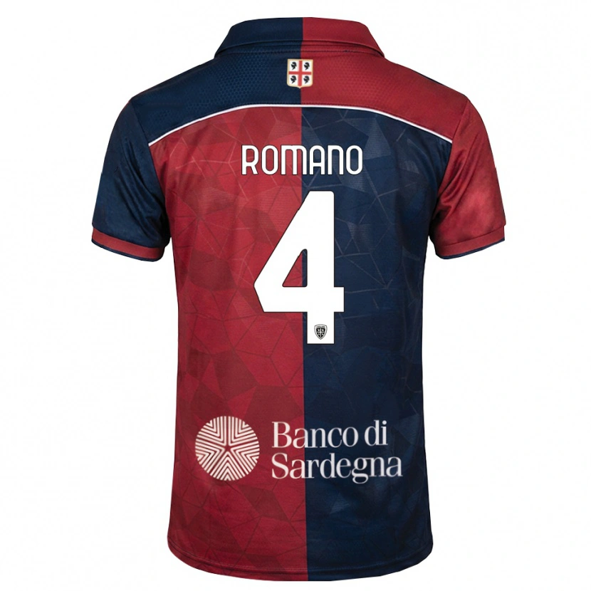 Danxen Pánské Alessandro Romano #4 Tmavě Červená Královská Modř Domů Hráčské Dresy 2026/27 Dres