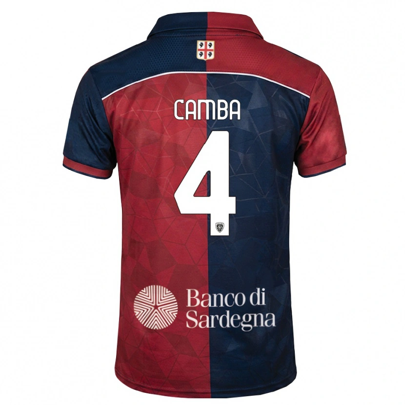 Danxen Pánské Daniele Camba #4 Tmavě Červená Královská Modř Domů Hráčské Dresy 2026/27 Dres