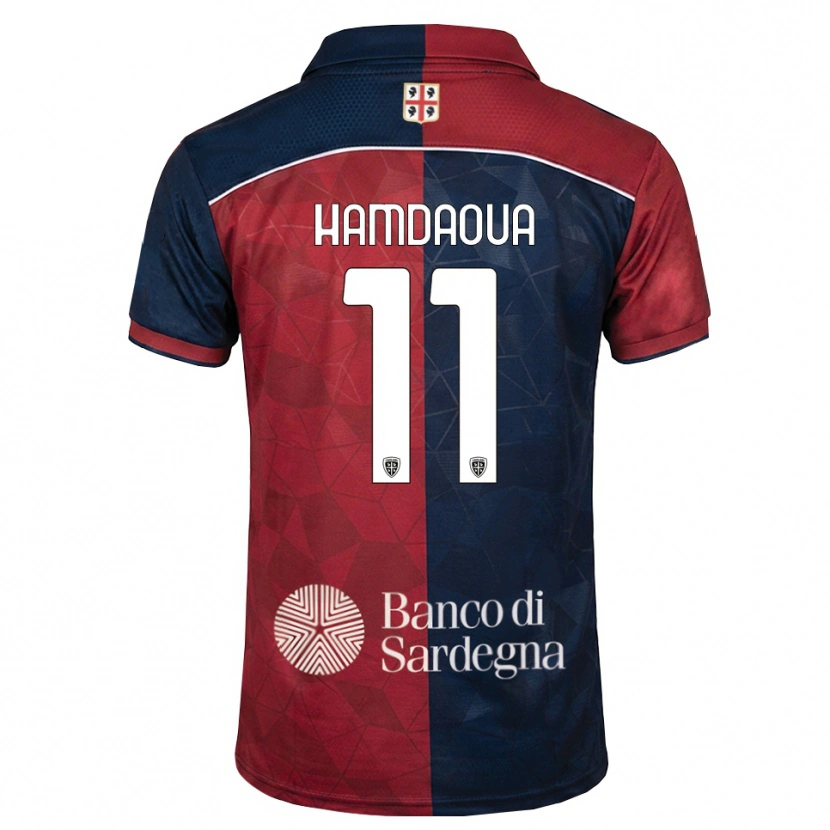 Danxen Pánské Noham Hamdaoua #11 Tmavě Červená Královská Modř Domů Hráčské Dresy 2026/27 Dres