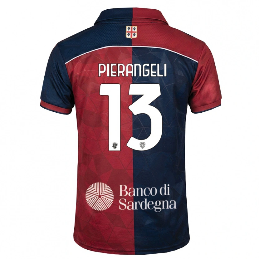 Danxen Pánské Luis Pierangeli #13 Tmavě Červená Královská Modř Domů Hráčské Dresy 2026/27 Dres