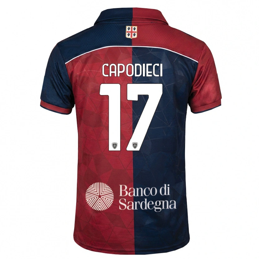Danxen Pánské Loris Capodieci #17 Tmavě Červená Královská Modř Domů Hráčské Dresy 2026/27 Dres