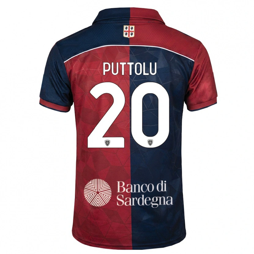 Danxen Pánské Diego Puttolu #20 Tmavě Červená Královská Modř Domů Hráčské Dresy 2026/27 Dres