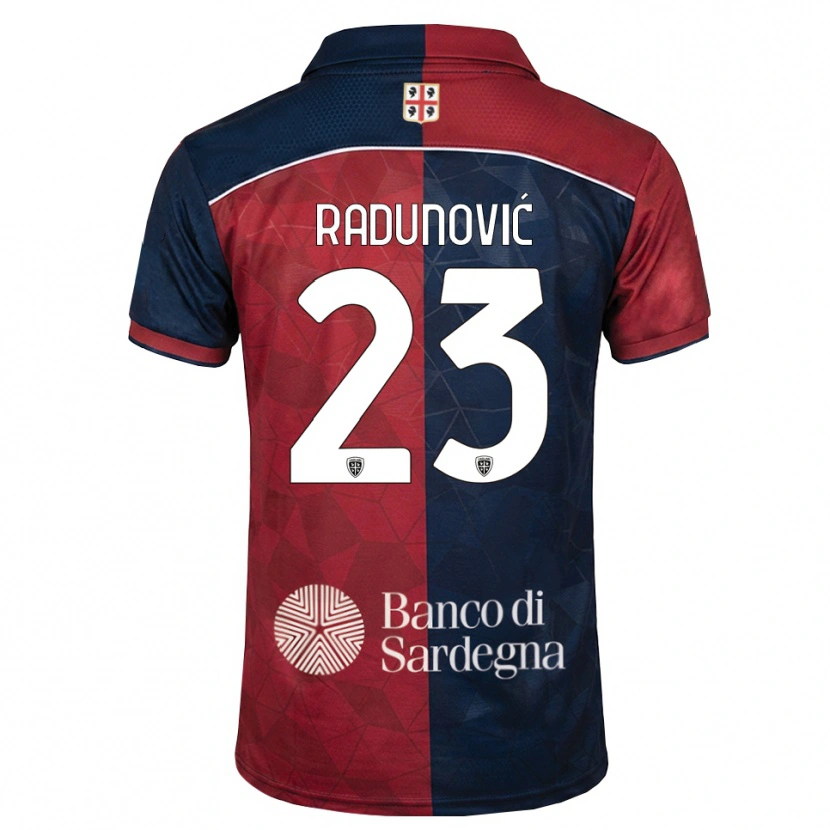 Danxen Pánské Boris Radunović #23 Tmavě Červená Královská Modř Domů Hráčské Dresy 2026/27 Dres
