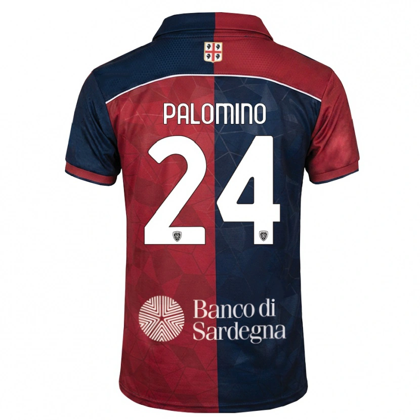 Danxen Pánské Jose Luis Palomino #24 Tmavě Červená Královská Modř Domů Hráčské Dresy 2026/27 Dres
