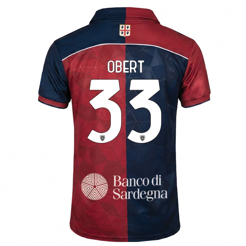Danxen Pánské Adam Obert #33 Tmavě Červená Královská Modř Domů Hráčské Dresy 2026/27 Dres