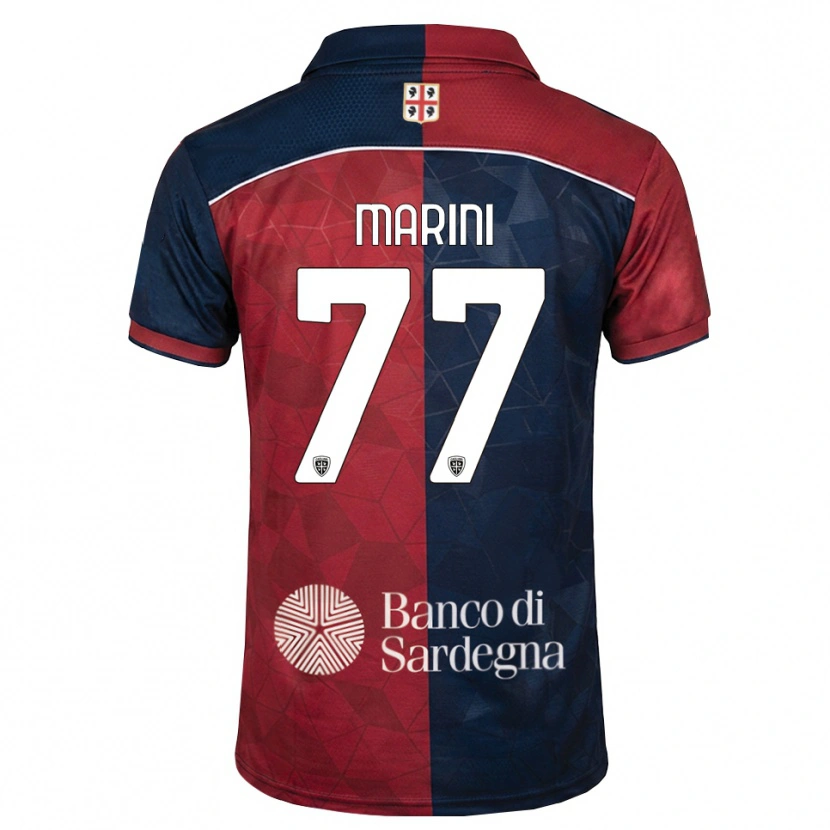 Danxen Pánské Matteo Marini #77 Tmavě Červená Královská Modř Domů Hráčské Dresy 2026/27 Dres
