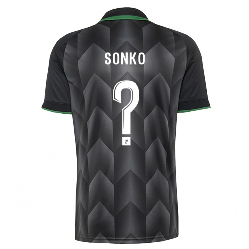 Danxen Pánské Naël Sonko #0 Bílá Černá Zelená Daleko Hráčské Dresy 2026/27 Dres