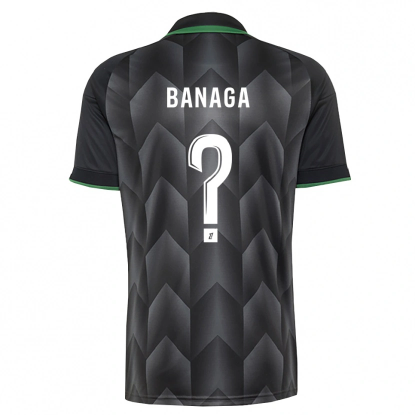Danxen Pánské Mathéssendé Baud Banaga #0 Bílá Černá Zelená Daleko Hráčské Dresy 2026/27 Dres