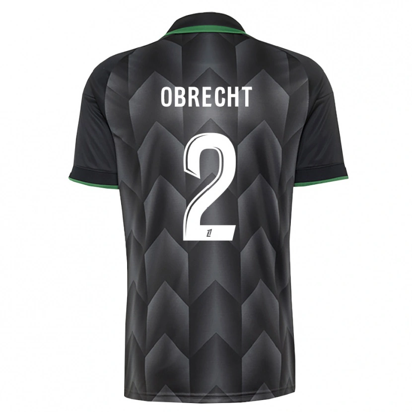 Danxen Pánské Laura Obrecht #2 Bílá Černá Zelená Daleko Hráčské Dresy 2026/27 Dres