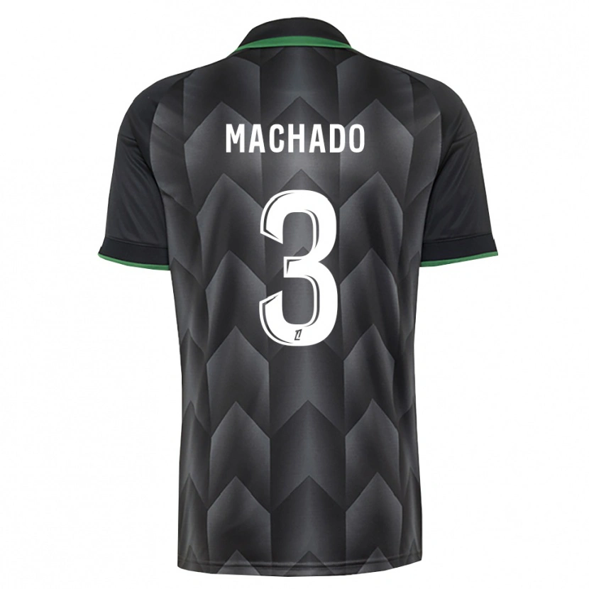 Danxen Pánské Deiver Machado #3 Bílá Černá Zelená Daleko Hráčské Dresy 2026/27 Dres