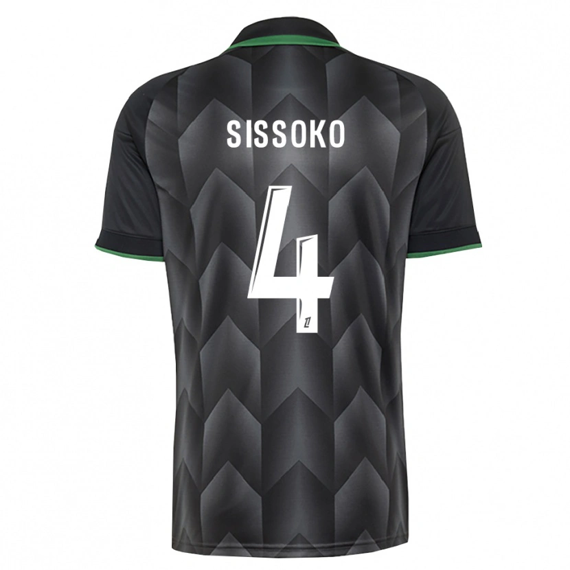Danxen Pánské Tidjane Sissoko #4 Bílá Černá Zelená Daleko Hráčské Dresy 2026/27 Dres
