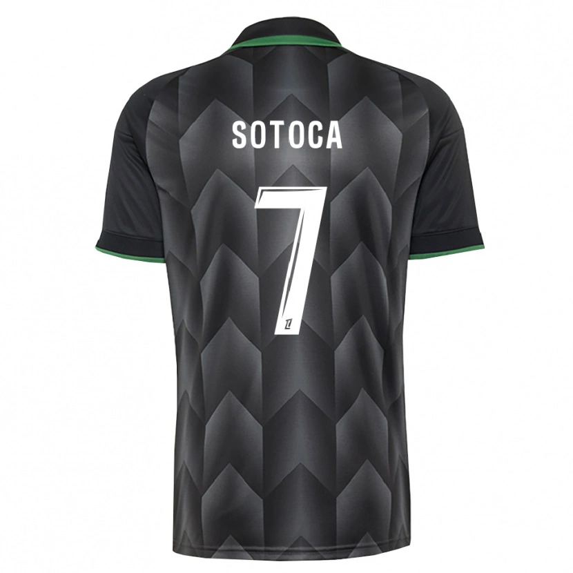 Danxen Pánské Florian Sotoca #7 Bílá Černá Zelená Daleko Hráčské Dresy 2026/27 Dres