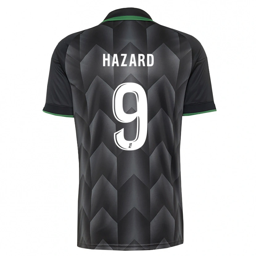 Danxen Pánské Thorgan Hazard #9 Bílá Černá Zelená Daleko Hráčské Dresy 2026/27 Dres