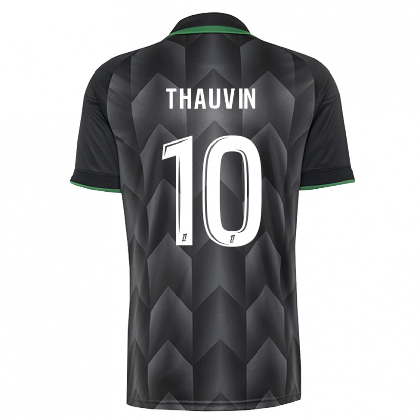 Danxen Pánské Florian Thauvin #10 Bílá Černá Zelená Daleko Hráčské Dresy 2026/27 Dres