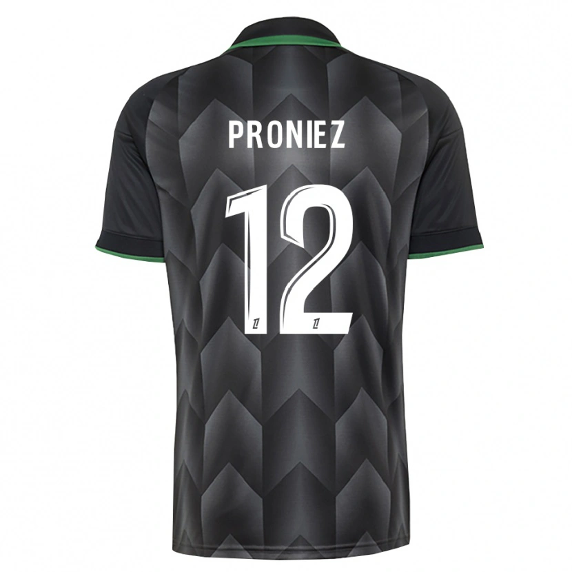 Danxen Pánské Fany Proniez #12 Bílá Černá Zelená Daleko Hráčské Dresy 2026/27 Dres