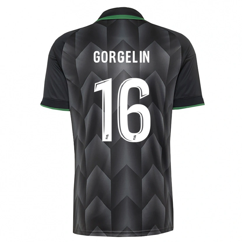 Danxen Pánské Mathieu Gorgelin #16 Bílá Černá Zelená Daleko Hráčské Dresy 2026/27 Dres