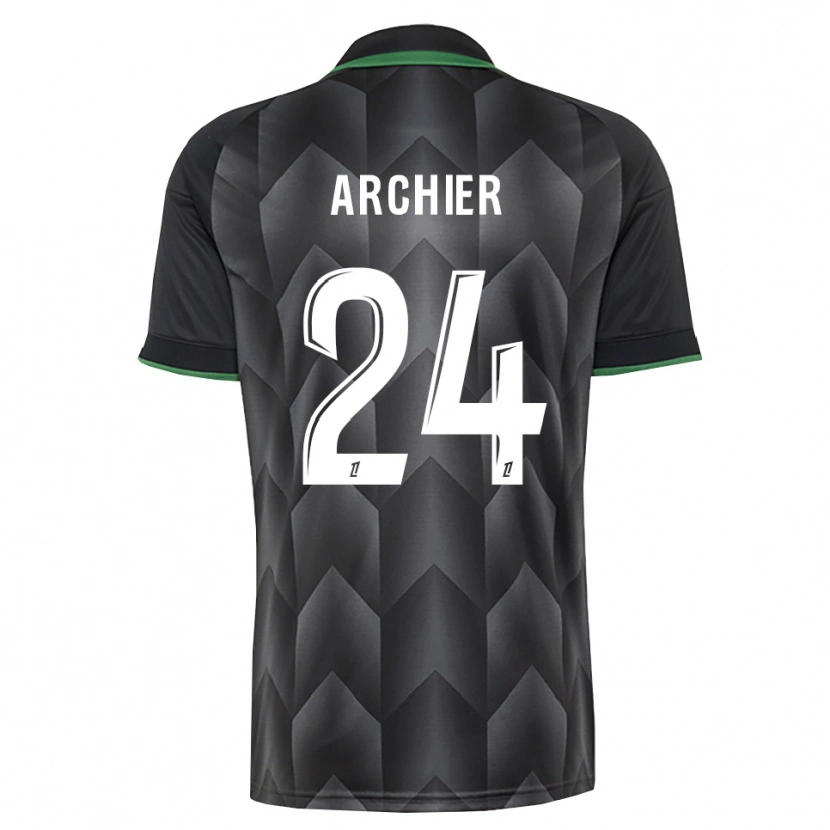 Danxen Pánské Louann Archier #24 Bílá Černá Zelená Daleko Hráčské Dresy 2026/27 Dres