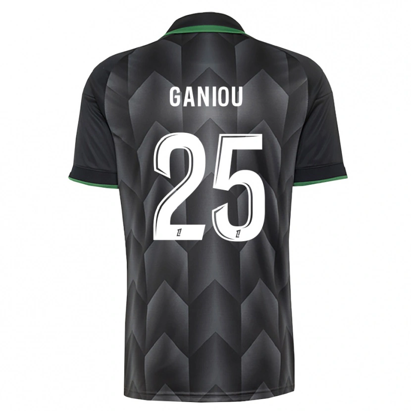 Danxen Pánské Ismaëlo Ganiou #25 Bílá Černá Zelená Daleko Hráčské Dresy 2026/27 Dres