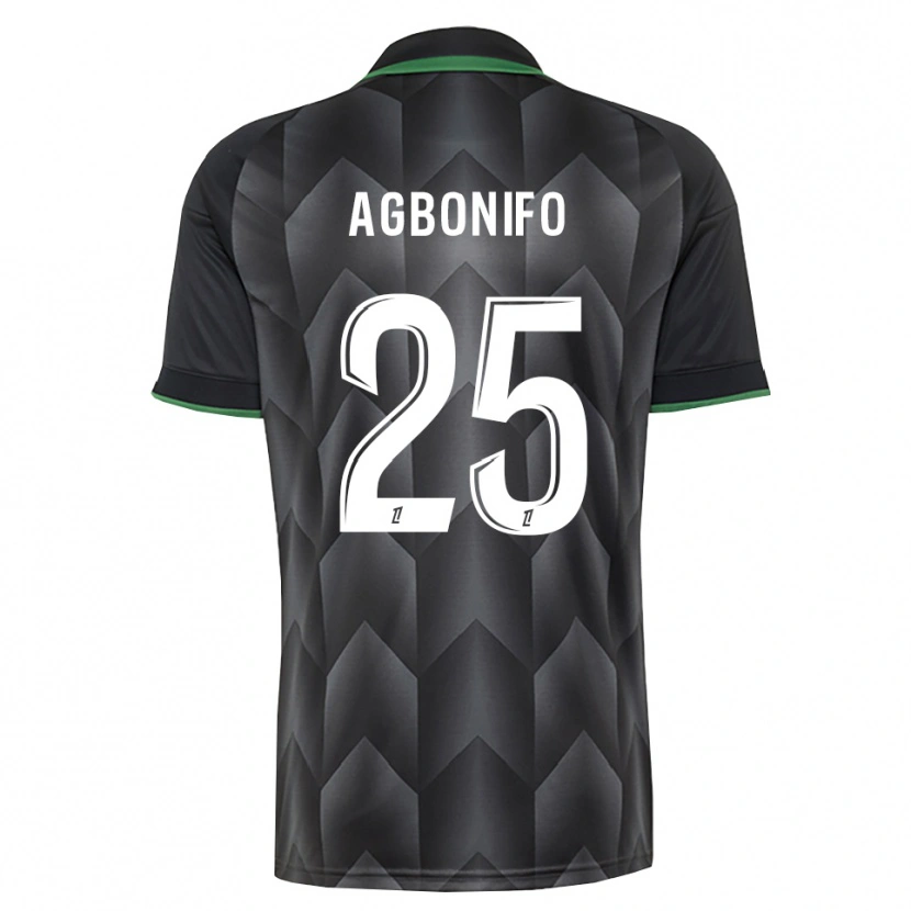 Danxen Pánské Jeremy Agbonifo #25 Bílá Černá Zelená Daleko Hráčské Dresy 2026/27 Dres