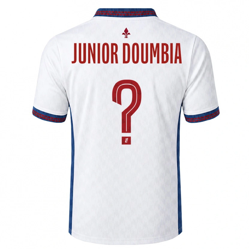 Danxen Pánské Samba Junior Doumbia #0 Červená Bílá Modrá Daleko Hráčské Dresy 2026/27 Dres