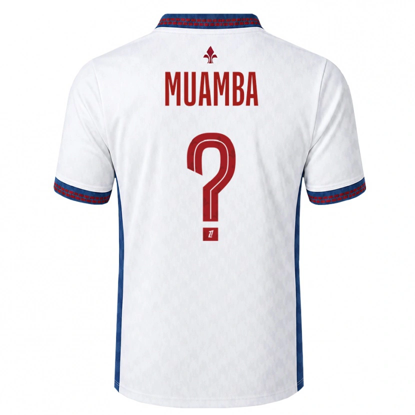 Danxen Pánské Lucas Muamba #0 Červená Bílá Modrá Daleko Hráčské Dresy 2026/27 Dres