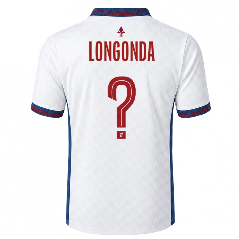 Danxen Pánské Jean-Pierre Longonda #0 Červená Bílá Modrá Daleko Hráčské Dresy 2026/27 Dres