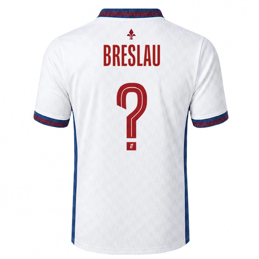 Danxen Pánské Jessy Breslau #0 Červená Bílá Modrá Daleko Hráčské Dresy 2026/27 Dres