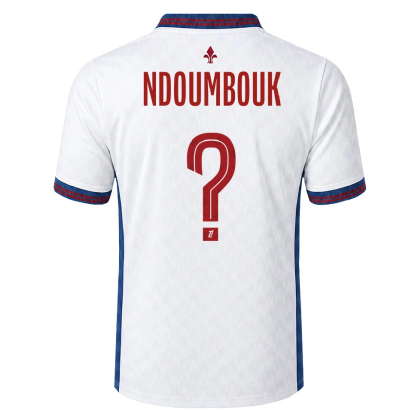 Danxen Pánské Marlyse Ngo Ndoumbouk #0 Červená Bílá Modrá Daleko Hráčské Dresy 2026/27 Dres