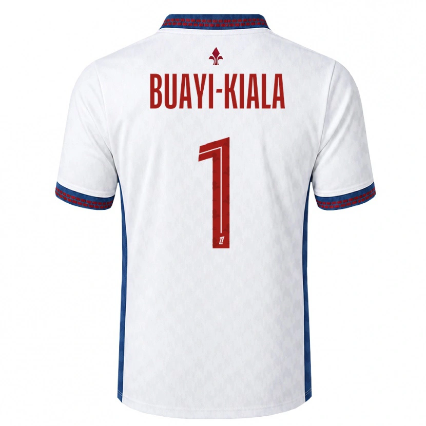 Danxen Pánské Israël Buayi-Kiala #1 Červená Bílá Modrá Daleko Hráčské Dresy 2026/27 Dres