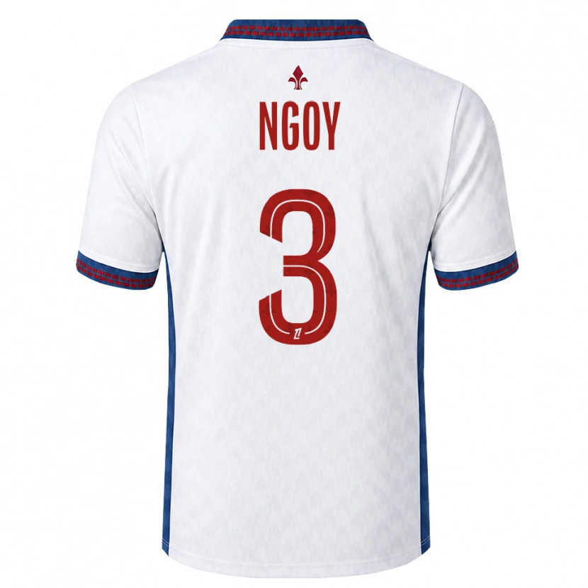 Danxen Pánské Nathan Ngoy #3 Červená Bílá Modrá Daleko Hráčské Dresy 2026/27 Dres