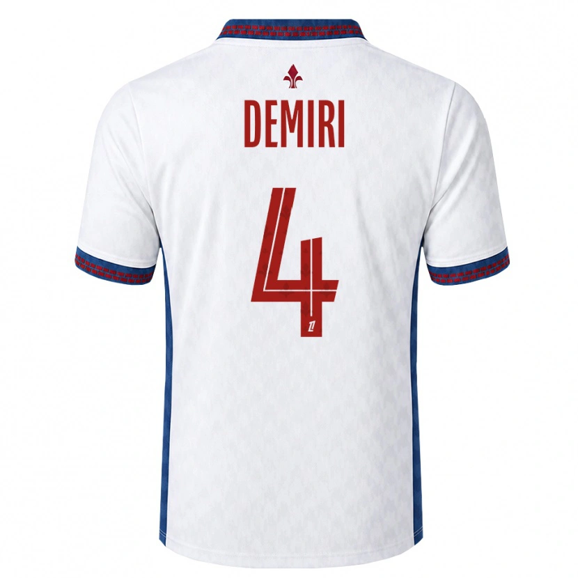 Danxen Pánské Andi Demiri #4 Červená Bílá Modrá Daleko Hráčské Dresy 2026/27 Dres