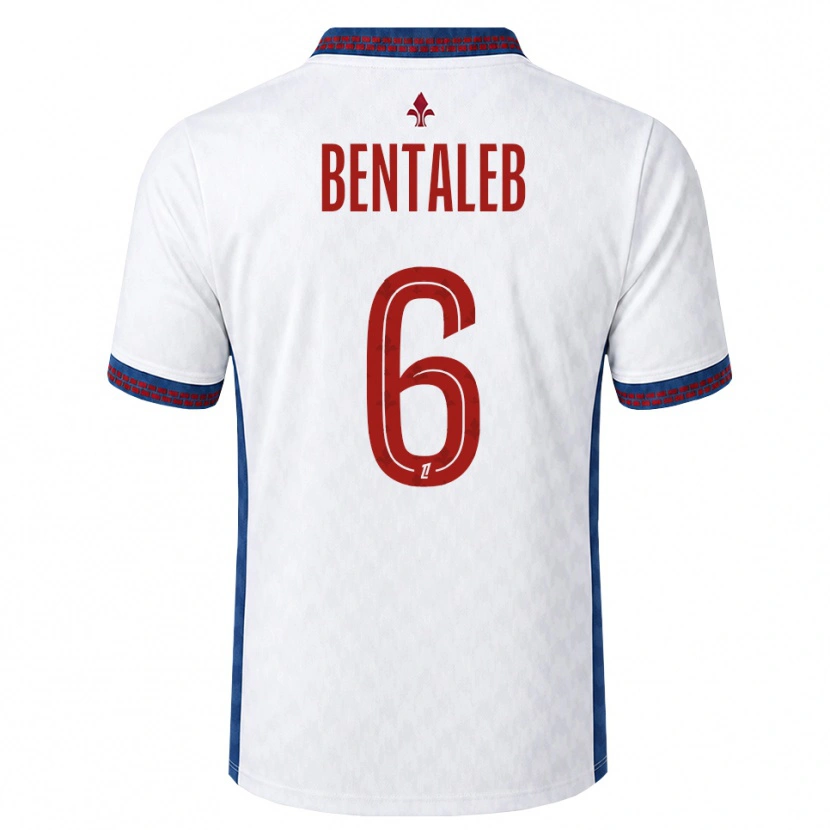 Danxen Pánské Nabil Bentaleb #6 Červená Bílá Modrá Daleko Hráčské Dresy 2026/27 Dres