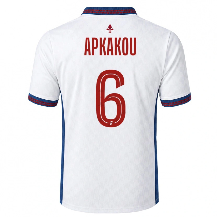 Danxen Pánské Ethan Apkakou #6 Červená Bílá Modrá Daleko Hráčské Dresy 2026/27 Dres