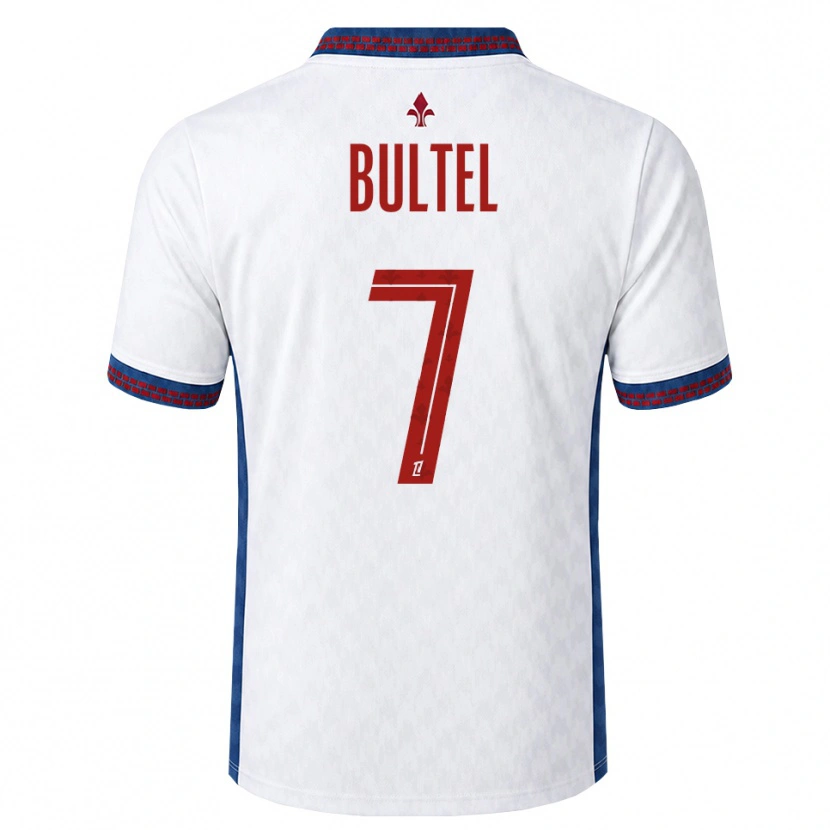 Danxen Pánské Ludivine Bultel #7 Červená Bílá Modrá Daleko Hráčské Dresy 2026/27 Dres