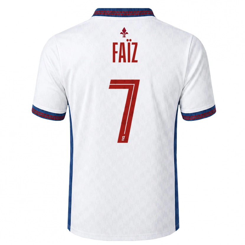 Danxen Pánské Adame Faïz #7 Červená Bílá Modrá Daleko Hráčské Dresy 2026/27 Dres