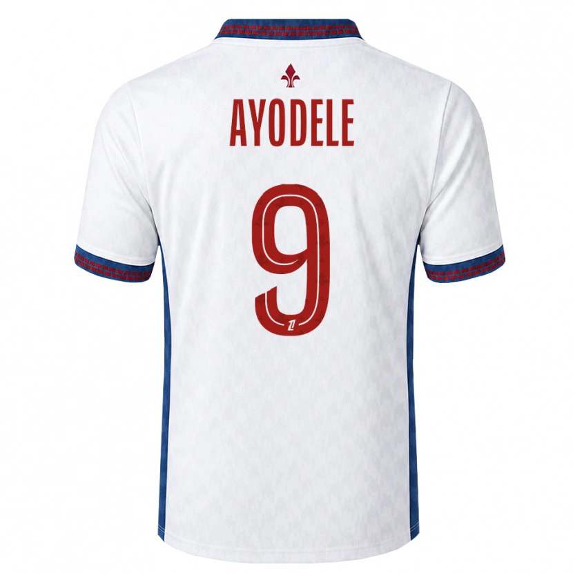 Danxen Pánské Adeshina Ayodele #9 Červená Bílá Modrá Daleko Hráčské Dresy 2026/27 Dres