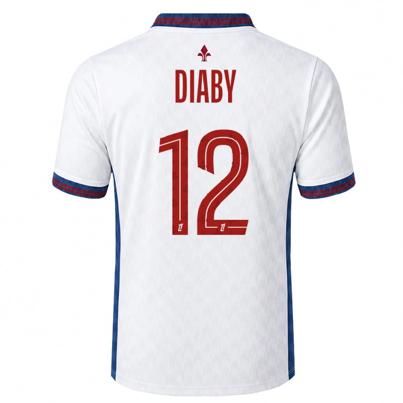 Danxen Pánské Bafodé Diaby #12 Červená Bílá Modrá Daleko Hráčské Dresy 2026/27 Dres