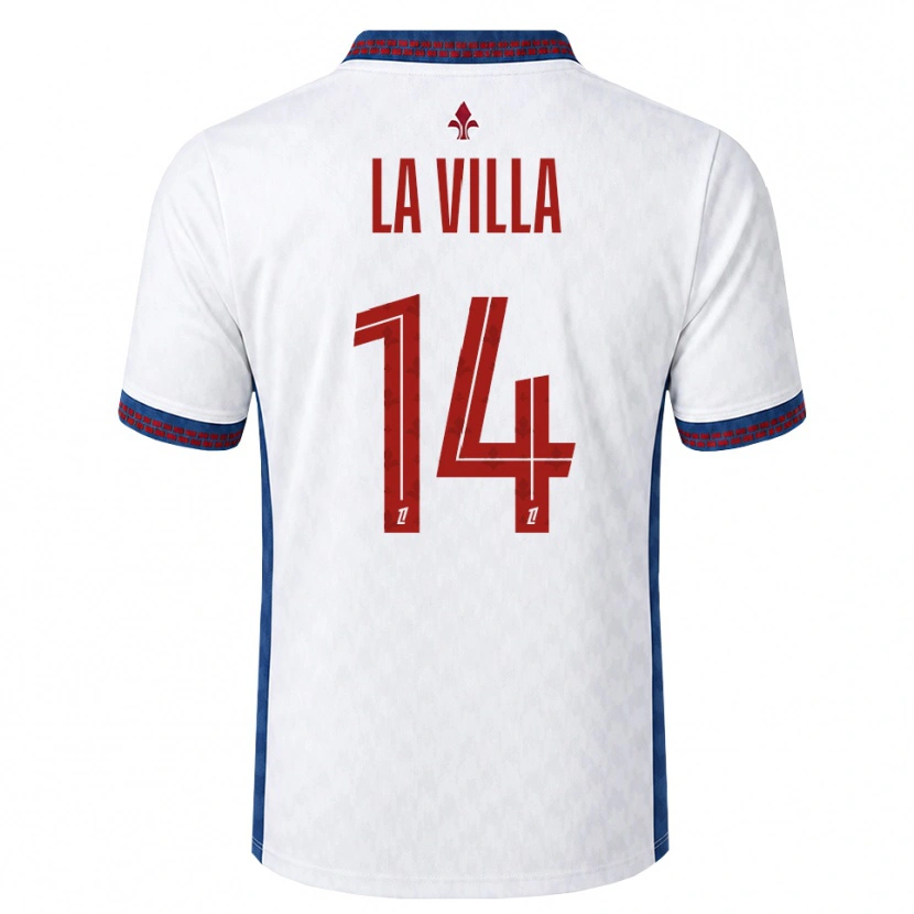Danxen Pánské Caroline La Villa #14 Červená Bílá Modrá Daleko Hráčské Dresy 2026/27 Dres