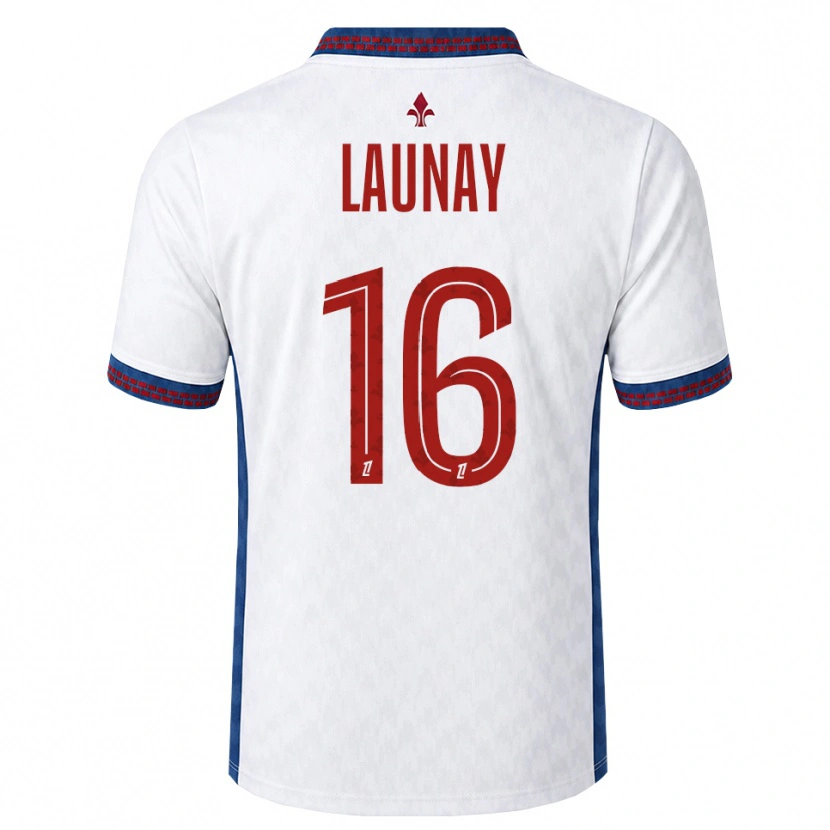 Danxen Pánské Elisa Launay #16 Červená Bílá Modrá Daleko Hráčské Dresy 2026/27 Dres