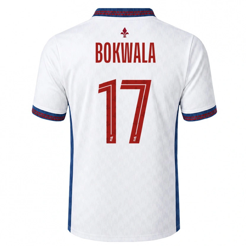 Danxen Pánské Béni Bokwala #17 Červená Bílá Modrá Daleko Hráčské Dresy 2026/27 Dres