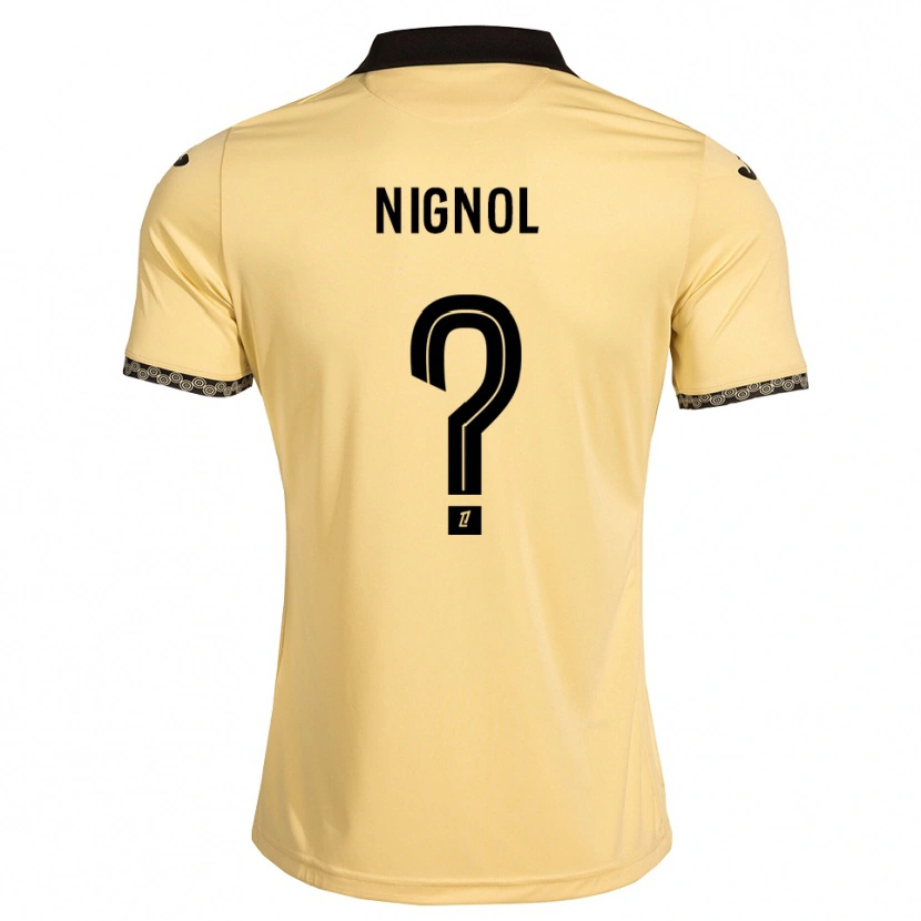 Danxen Pánské Vincent Nignol #0 Navajo Bílá Černá Daleko Hráčské Dresy 2026/27 Dres