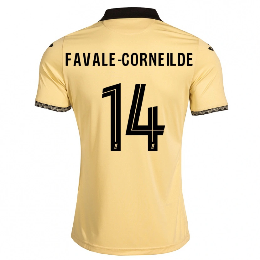 Danxen Pánské Gianni Favale-Corneilde #14 Navajo Bílá Černá Daleko Hráčské Dresy 2026/27 Dres