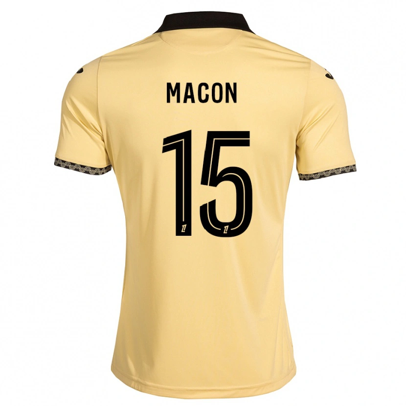 Danxen Pánské Baptiste Macon #15 Navajo Bílá Černá Daleko Hráčské Dresy 2026/27 Dres
