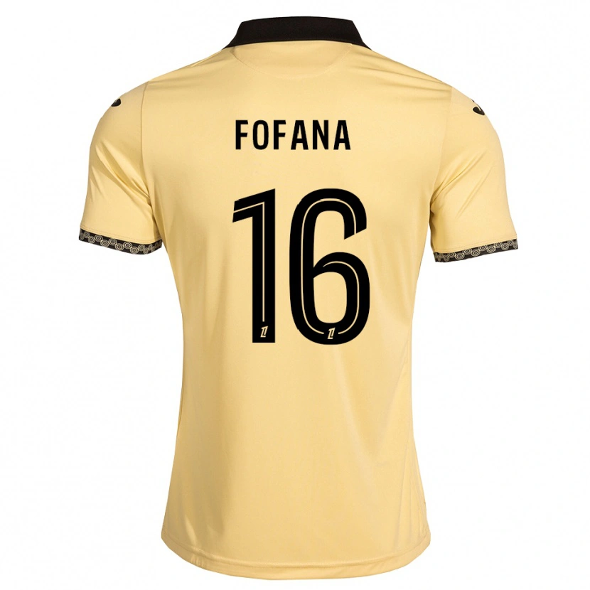 Danxen Pánské Bahliseny Fofana #16 Navajo Bílá Černá Daleko Hráčské Dresy 2026/27 Dres