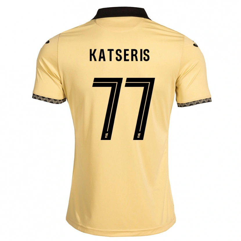 Danxen Pánské Panos Katseris #77 Navajo Bílá Černá Daleko Hráčské Dresy 2026/27 Dres