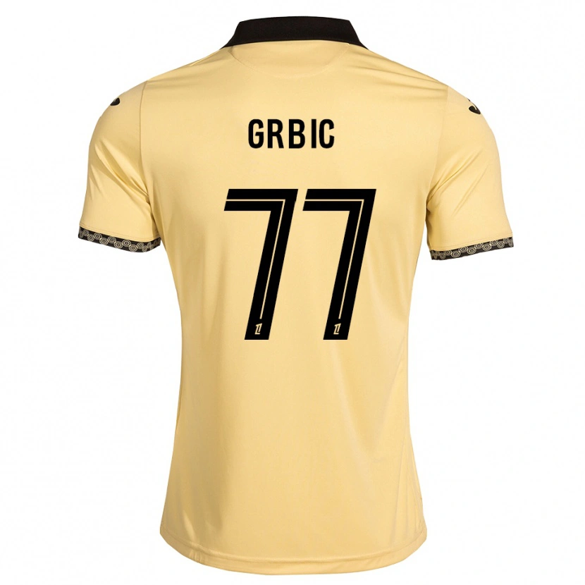 Danxen Pánské Adrian Grbic #77 Navajo Bílá Černá Daleko Hráčské Dresy 2026/27 Dres