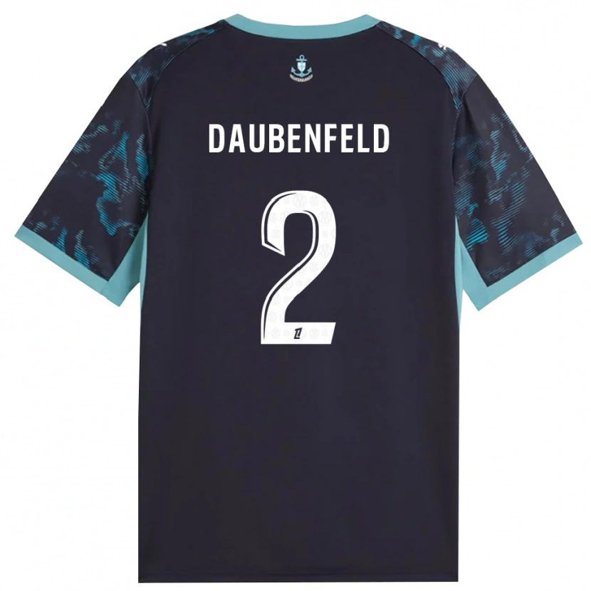 Danxen Pánské Lucas Daubenfeld #2 Světle Tyrkysová Bílá Černá Daleko Hráčské Dresy 2026/27 Dres