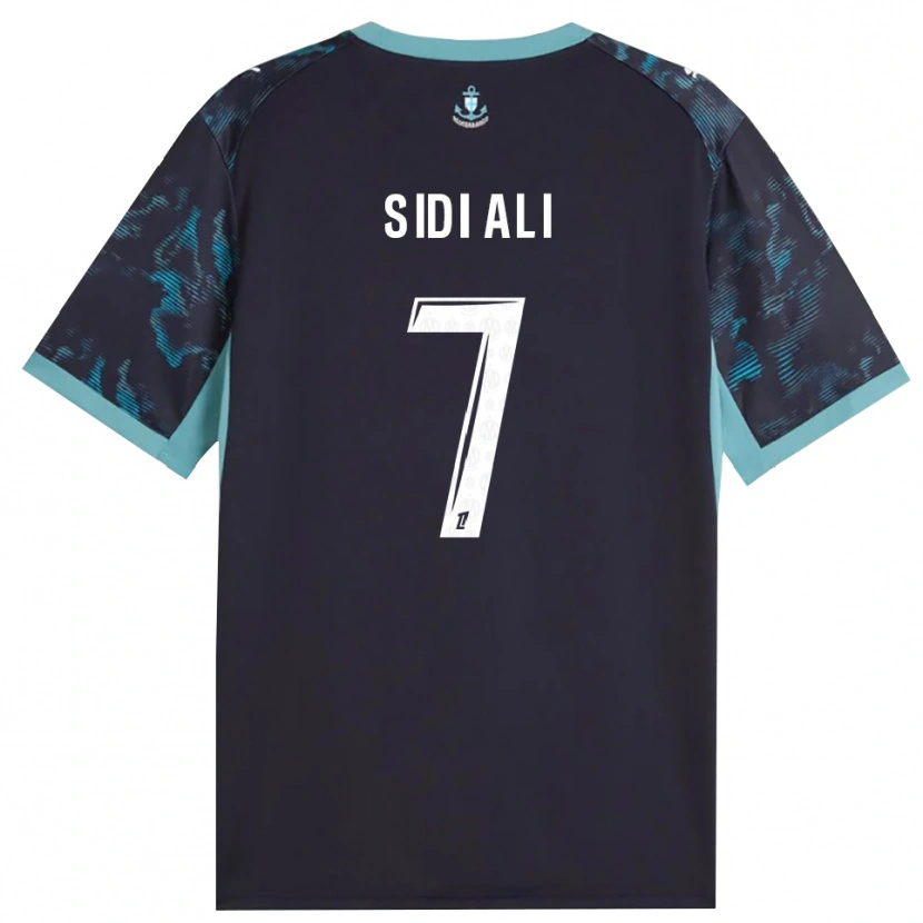 Danxen Pánské Sofiane Sidi Ali #7 Světle Tyrkysová Bílá Černá Daleko Hráčské Dresy 2026/27 Dres