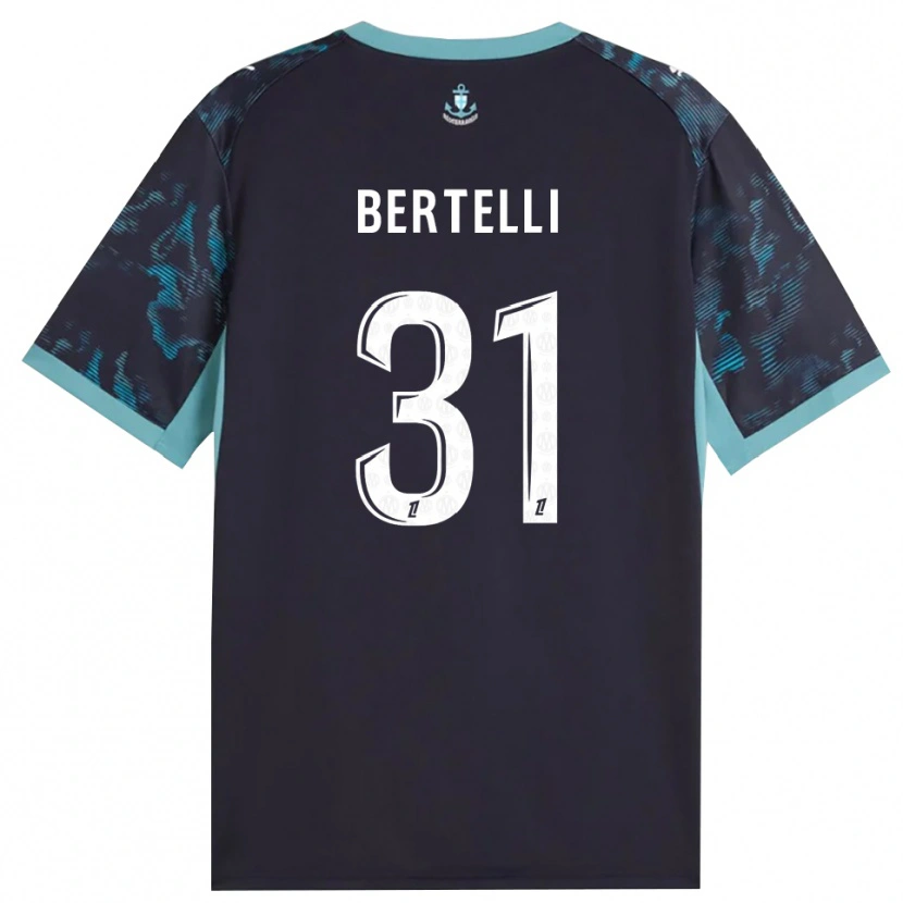 Danxen Pánské Ugo Bertelli #31 Světle Tyrkysová Bílá Černá Daleko Hráčské Dresy 2026/27 Dres
